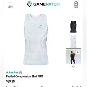 Padded compression shirt new